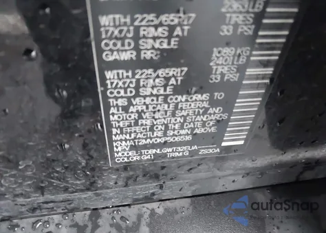 2019 Nissan Rogue Sv из США, поврежденный, VIN KNMAT2MV0KP506516